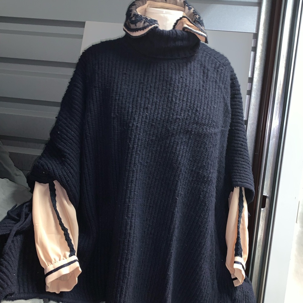 LOFT Turtleneck Poncho
